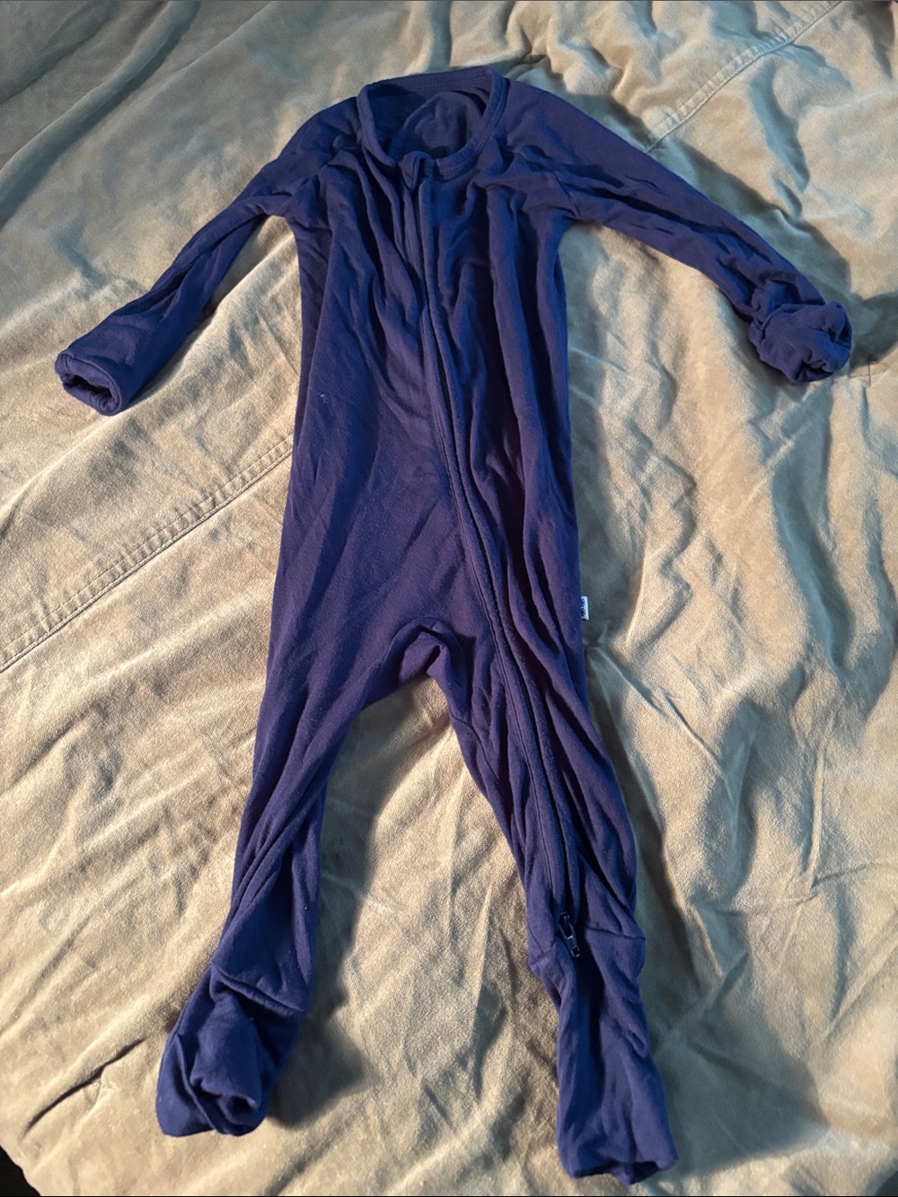 Little Sleepies Navy Blue zippy